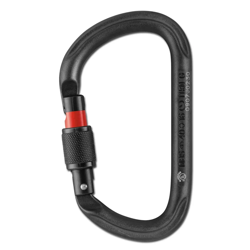 Karabiner Vulcan Screw Lock schwarz