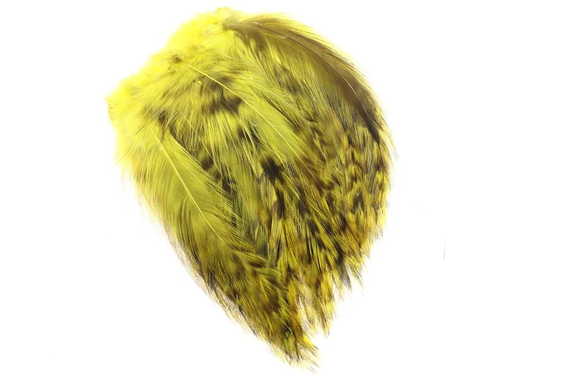 Rooster Hackler Grizzly - Gelb