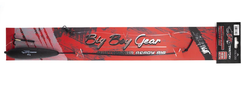 Mikado Wels-Set Wurm Ready Rig | 150cm Vorfach mit 50g U-Pose