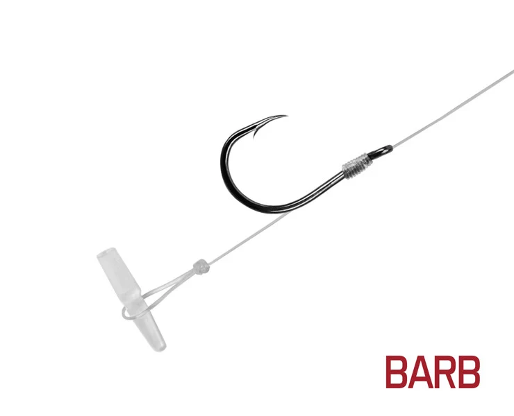 Delphin FLR Quickstop Fertigvorfach | Fluorocarbon mit Schnellverschluss – 6 Stück