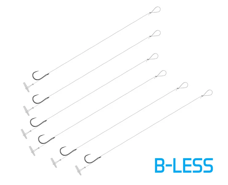 Delphin FLR Quickstop Fertigvorfach | Fluorocarbon mit Schnellverschluss – 6 Stück