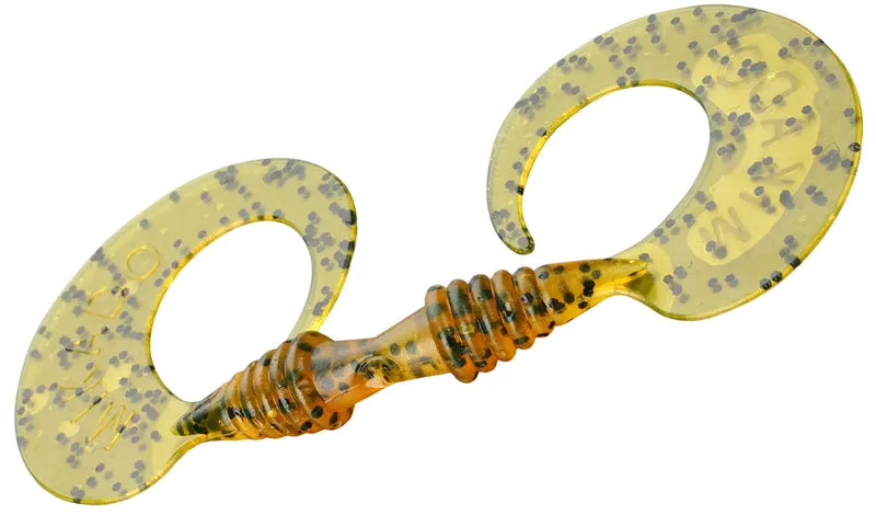 Mikado Double Twister Flying Fishhunter | Doppel-Schwanz Gummiköder | Barsch & Zander