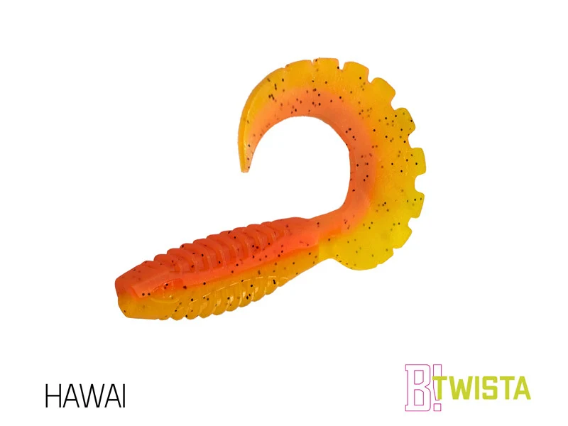 Delphin TWISTA UVs 8cm | UV-aktiver Gummiköder mit Twisterschwanz