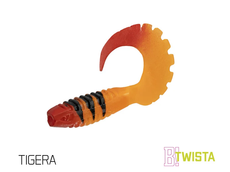 Delphin TWISTA UVs 8cm | UV-aktiver Gummiköder mit Twisterschwanz
