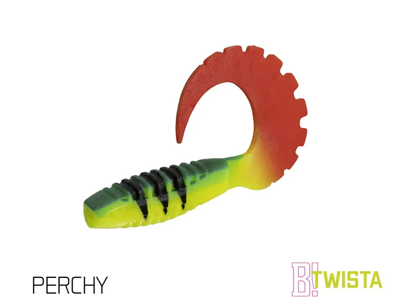 Delphin TWISTA UVs 8cm | UV-aktiver Gummiköder mit Twisterschwanz