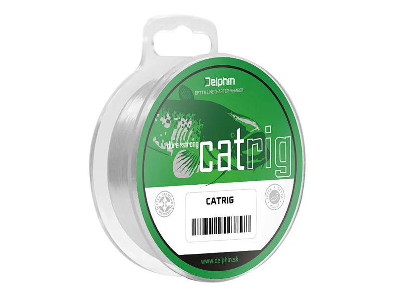 Delphin CatRIG Vorfach transparent | Abriebfestes Mono-Vorfach für Waller