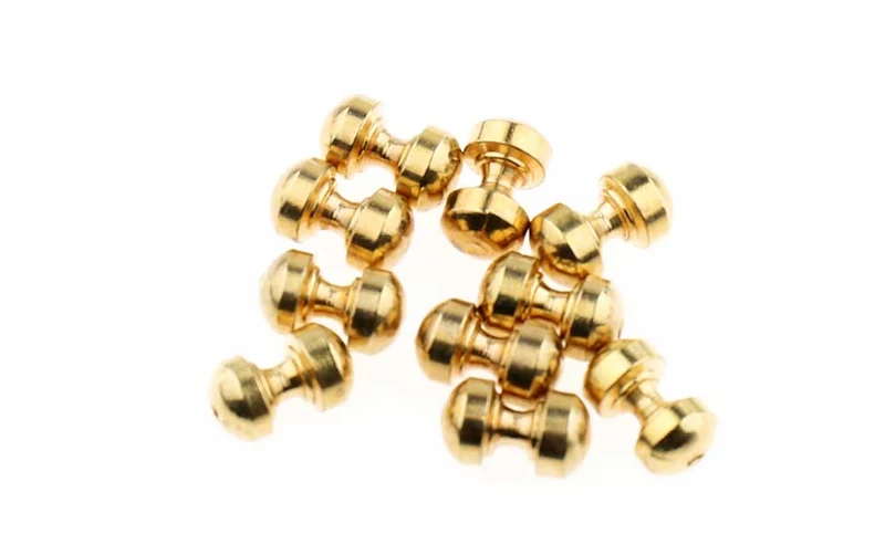 Doppelte Messingaugen – Gold