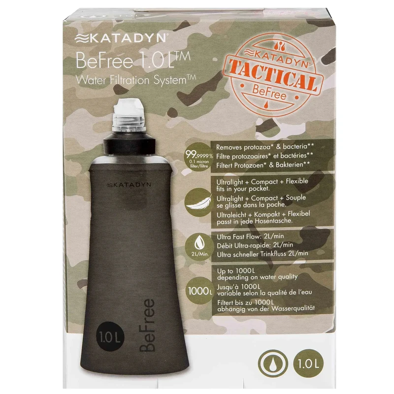 Filtersystem BeFree Tactical 1.0 Liter schwarz