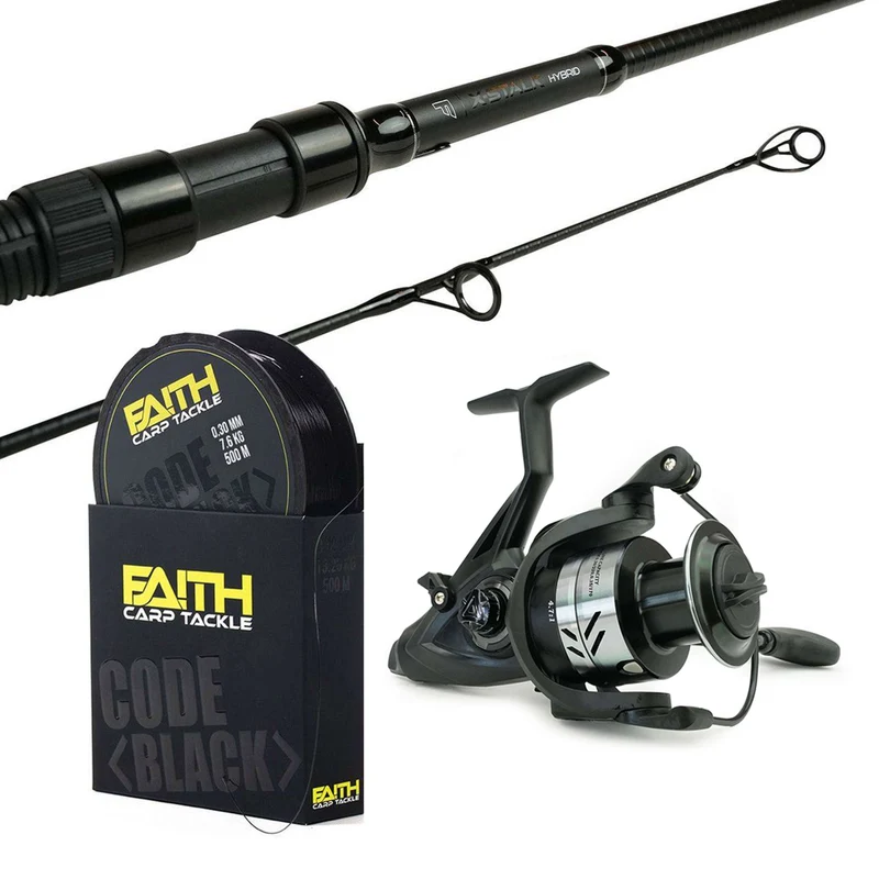 Faith Karpfen Ruten-Set X-Stalk Hybrid 9ft 2,75lbs