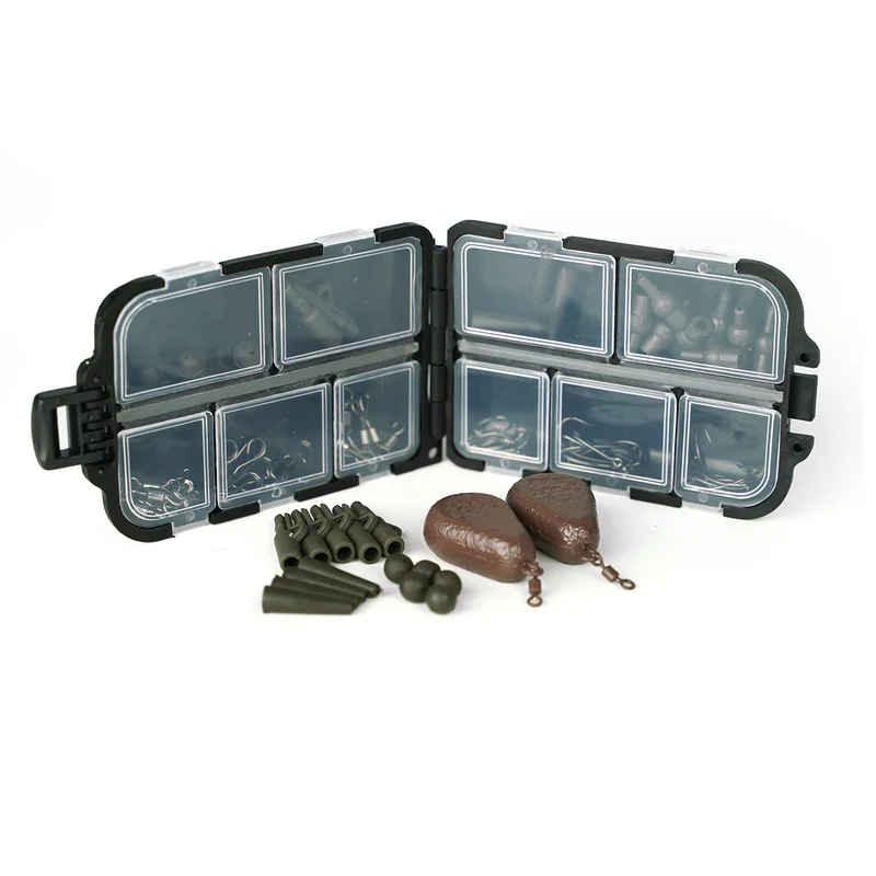 FISH-XPRO Karpfen Starter Rig Set 74-teilig