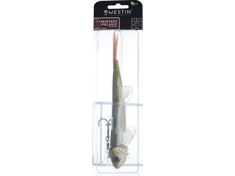 Westin Twinteez Pelagic V-Tail R'N'R Jighead 21cm 70g Vertikal Shad Pelagic