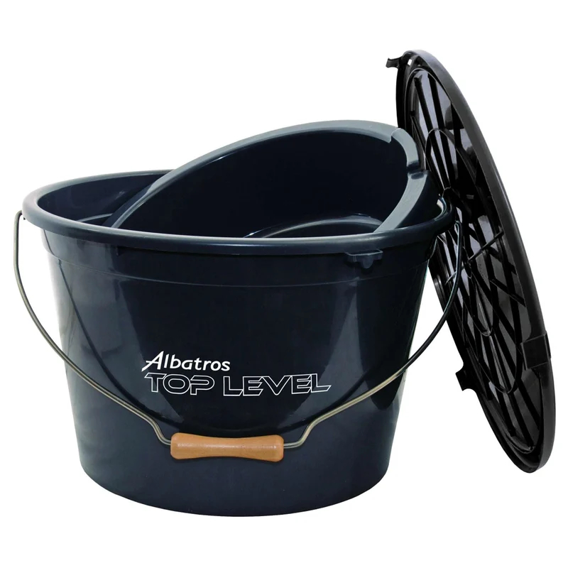 Albatros Toplevel Futtereimer + Schüssel 25 Liter