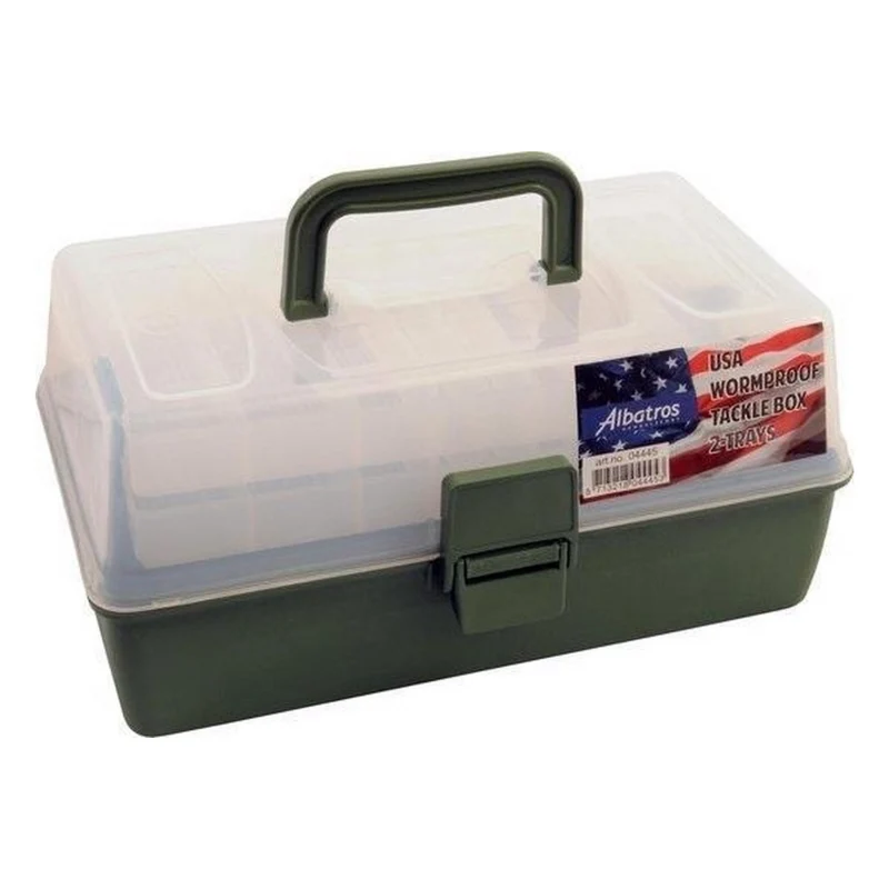 Albatros USA Wurmfeste Tacklebox - 2 Fächer