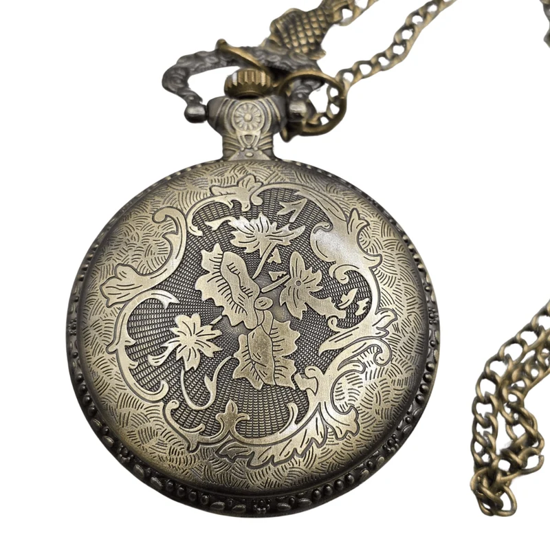 Taschenuhr mit Fisch
