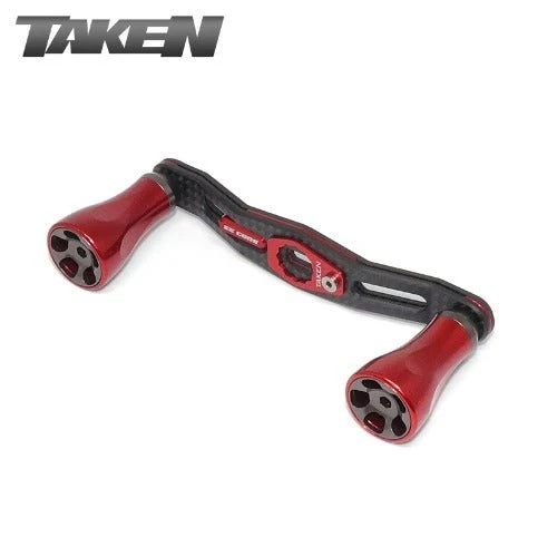 Taken A2 – Tuning Doppelrahmen Carbon Kurbel 90mm mit A2 Aluminium Knobs
