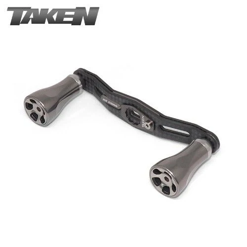 Taken A2 – Tuning Doppelrahmen Carbon Kurbel 90mm mit A2 Aluminium Knobs