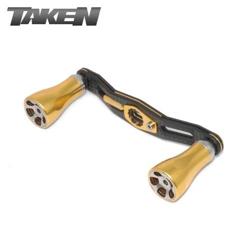 Taken A2 – Tuning Doppelrahmen Carbon Kurbel 90mm mit A2 Aluminium Knobs
