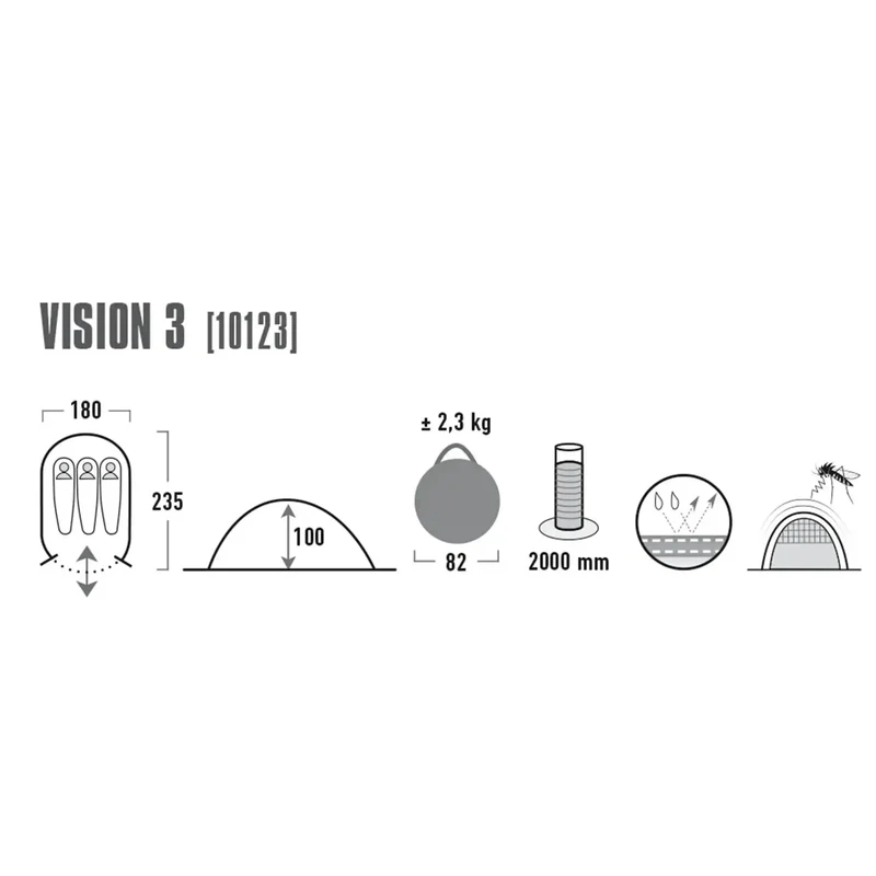 Popup Zelt Vision 3