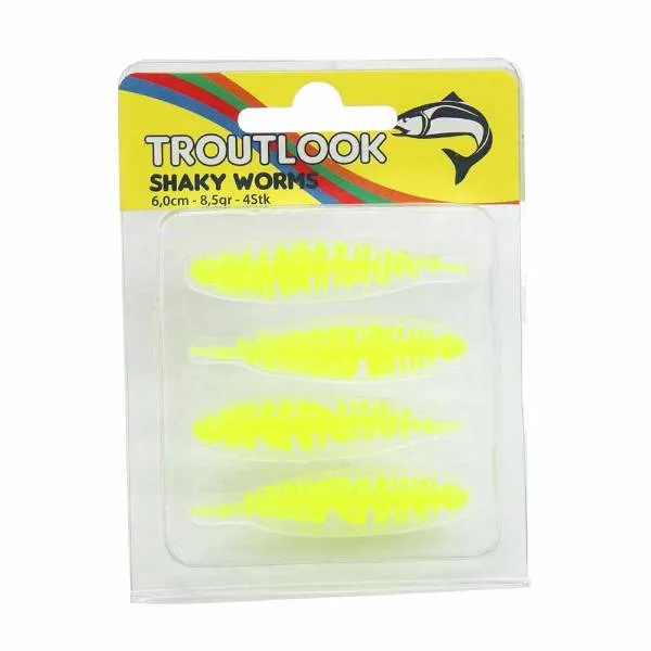 Troutlook Shaky Worms 6,0 cm