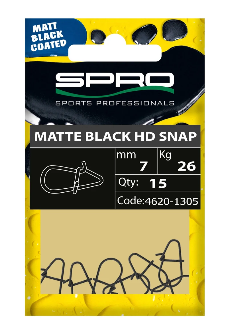 SPRO MATTE BLACK HD SNAP