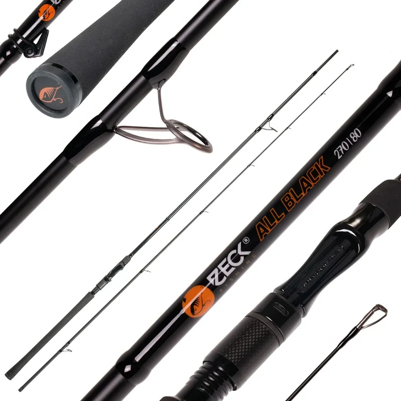 Zeck All Black Spinnruten Baitcastrute