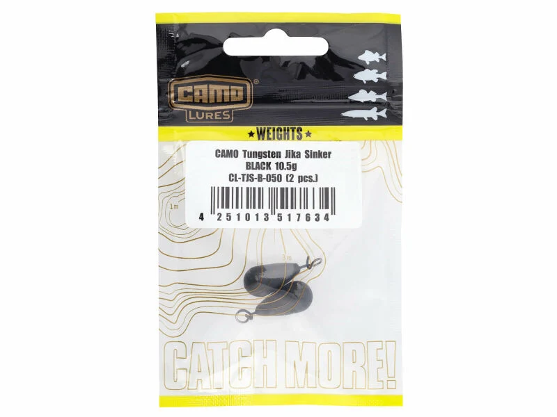 CAMO Tungsten Jika Sinker - BLACK