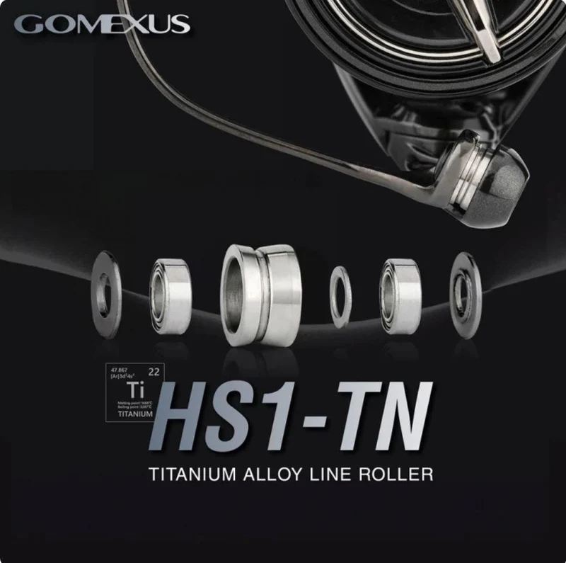 Gomexus Schnurlaufröllchen für Shimano Angelrollen