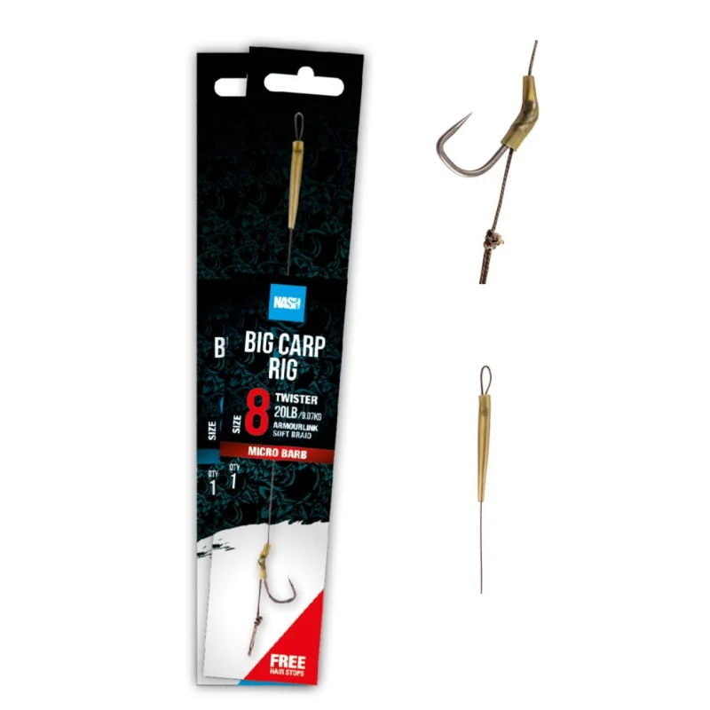 Nash Big Carp Rig Micro Barbed