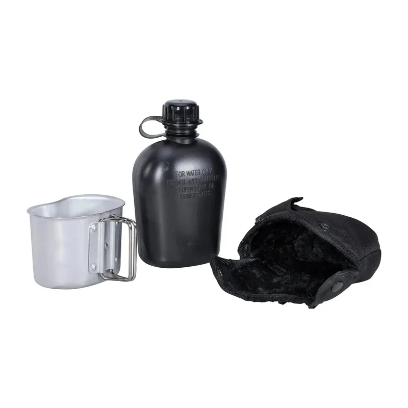 US Feldflasche mit Becher und Hülle 900 ml