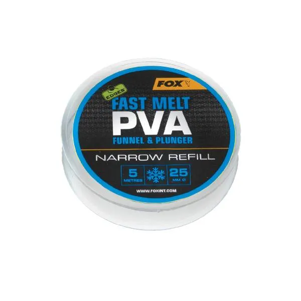Fox Edges Fast Melt Narrow PVA Refill 25mm 5m