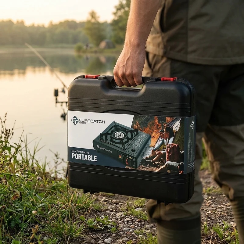 Eurocatch Outdoor Gaskocher + Gaskartuschen