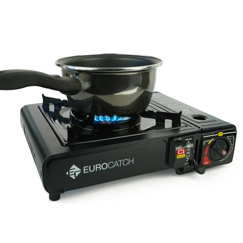 Eurocatch Outdoor Gaskocher + Gaskartuschen