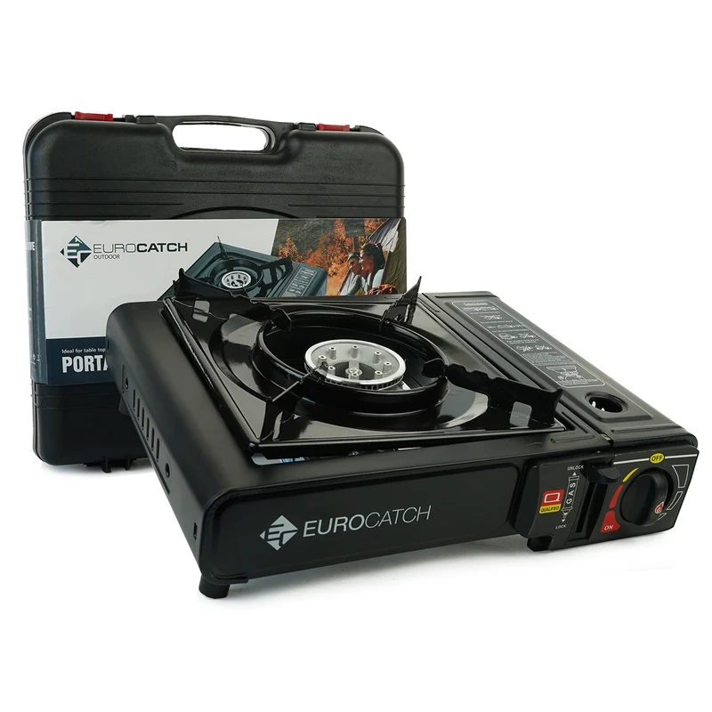 Eurocatch Outdoor Gaskocher + Gaskartuschen