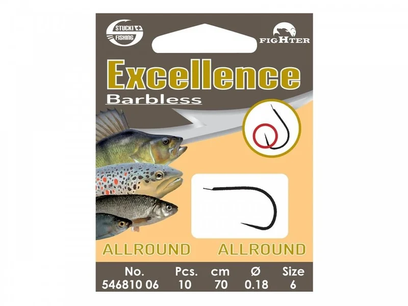 Excellence Allroundhaken o.W gebunden, 10er Pack