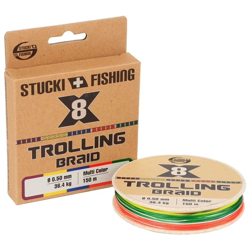 S-Braid X8 Trolling Line Multicolor