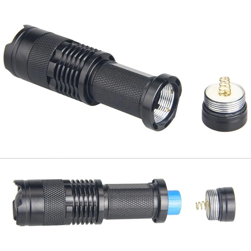 Aluminium LED UV Schwarzlicht Leuchte - Outdoor Taschenlampe