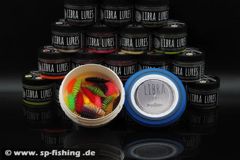 LIBRA LURES TURBO WORM Forellen Gummiköder Auftreibend mit Aroma