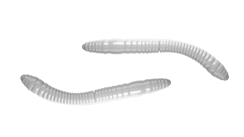 LIBRA LURES FATTY D'WORM TOURNAMENT Forellen Gummiköder Auftreibend mit Aroma