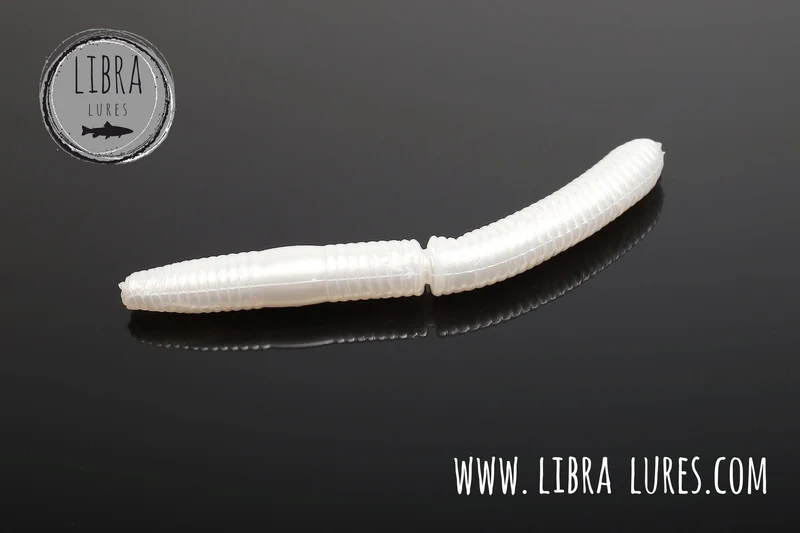LIBRA LURES FATTY D´WORM 65mm Forellen Gummiköder Auftreibend mit Aroma