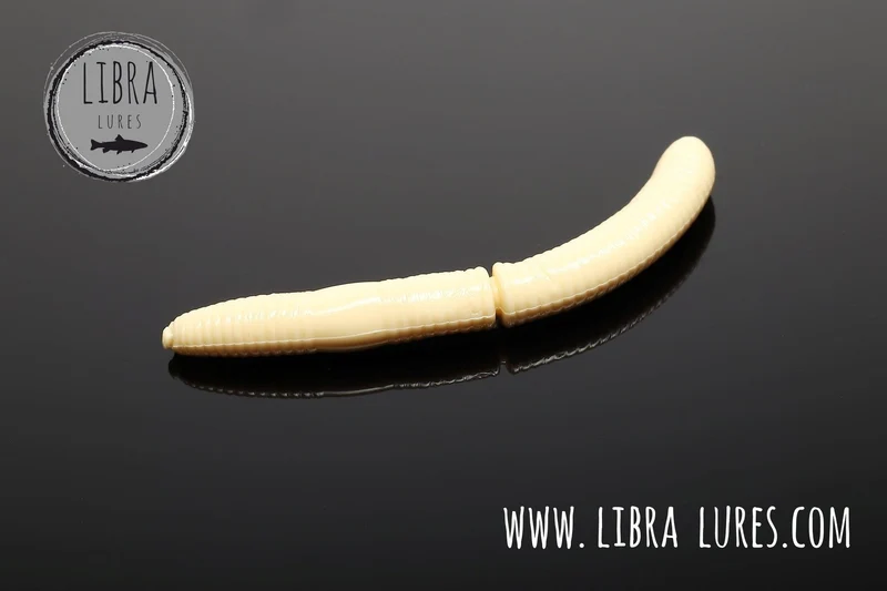 LIBRA LURES FATTY D´WORM 65mm Forellen Gummiköder Auftreibend mit Aroma
