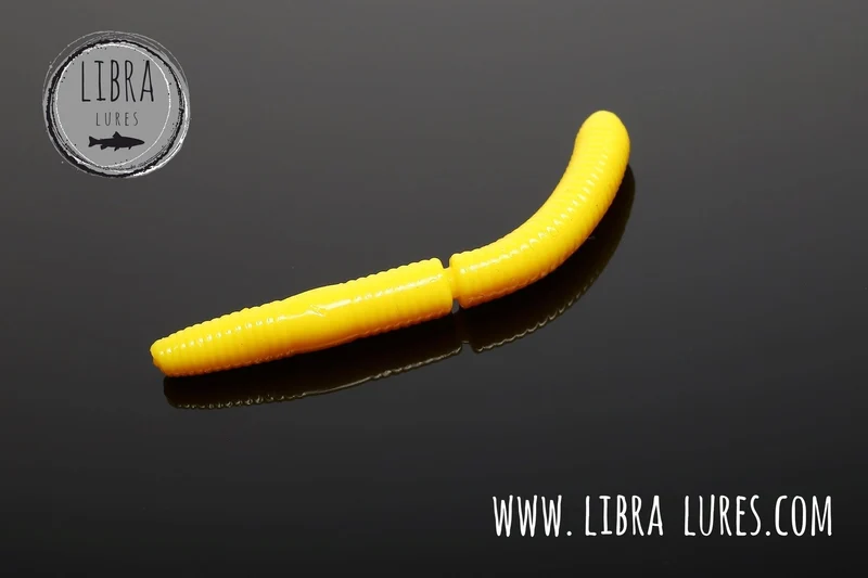 LIBRA LURES FATTY D´WORM 65mm Forellen Gummiköder Auftreibend mit Aroma
