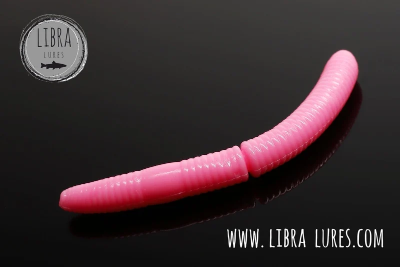 LIBRA LURES FATTY D´WORM 65mm Forellen Gummiköder Auftreibend mit Aroma