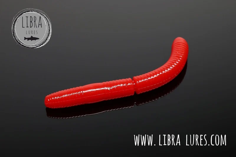 LIBRA LURES FATTY D´WORM 65mm Forellen Gummiköder Auftreibend mit Aroma