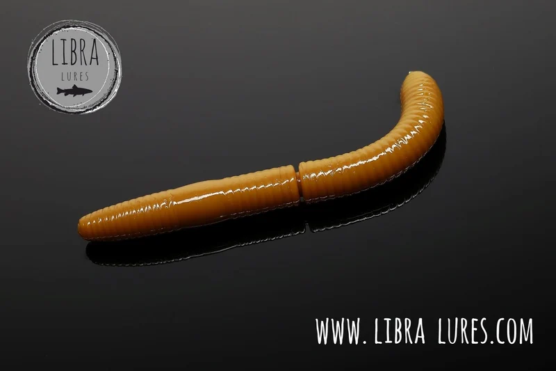 LIBRA LURES FATTY D´WORM 65mm Forellen Gummiköder Auftreibend mit Aroma