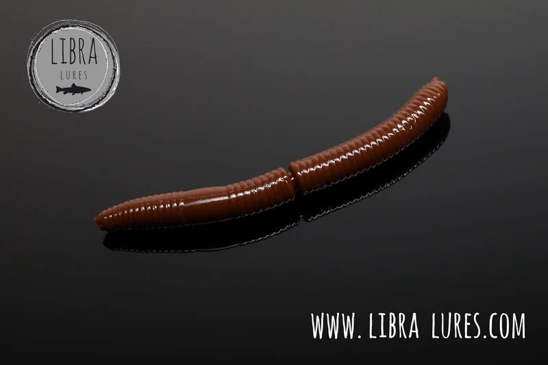 LIBRA LURES FATTY D´WORM 65mm Forellen Gummiköder Auftreibend mit Aroma
