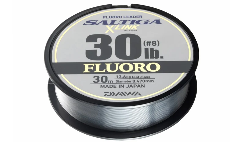 DAIWA SALTIGA X'LINK FLUOROCARBON LEADER VORFACHSCHNUR TRANSPARENT versch. Varianten