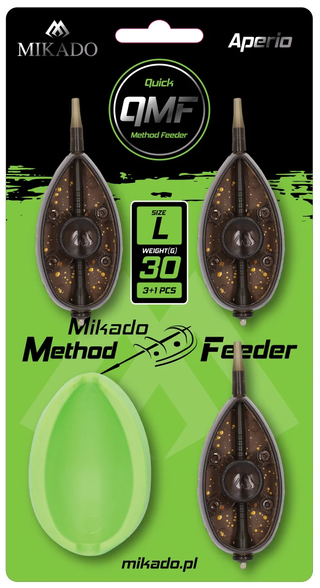 Mikado Method Feeder Set L | 30g, 40g, 50g Körbe + Form | Komplett-Satz