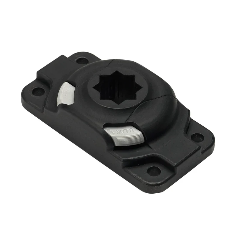 Railblaza StarPort HD | Robuste Basis-Halterung | Schwarz | Für Kajak & Boot