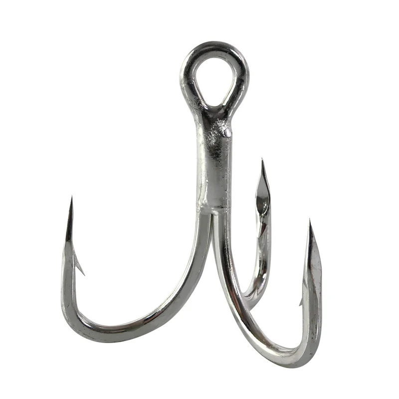 Fishus Hook Treble 5X | Verstärkter Drilling | 5-fach Stark | Salzwasserfest
