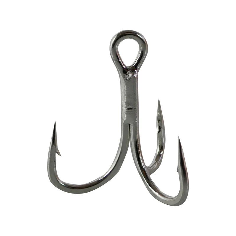 Fishus Hook Treble 4X | Verstärkter Drilling | 4-fach Stark | Salzwasserfest